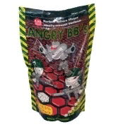 Шары для страйкбола  0.25g/1kg Taiwan Black (ANGRY BBs)