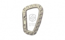 Карабин для крепления Outdoor Nylon D Type Tan