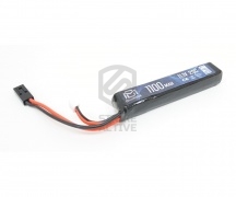 АКБ BlueMax 11.1V Lipo 1100mAh 20C AUG,  Stick .G36, М-серия цевье, MP40,  14.5*21*102 mm