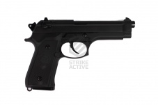 Пистолет пневм WE-M001 Beretta M92F металл Black(WE)