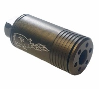 Трас. насадка с эф.пламени (Noveske) 80/35мм 14-  USB Tan