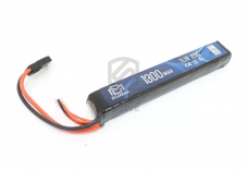 АКБ BlueMax 11.1V Lipo 1300mAh 20C приклад весло , 20*21*128* mm