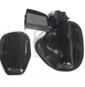 Кобура поясная 14-20 ПМ нат. кожа  Black (Вектор)