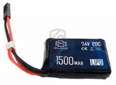 АКБ BlueMax 7.4V Lipo 1500mAh  20C stick (PEQ/AN-15) 16*43*65 mm