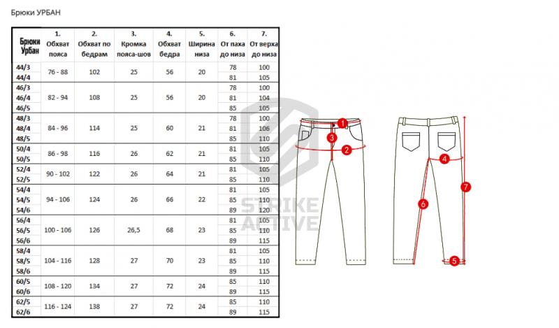 Брюки тактик  Урбан Рип-Стоп со спандексом Мох  44/4 (Барс)