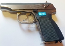 Пистолет пневм LA-007-SV 654K ПМ Макарова GBB Silver (WE)