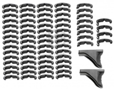 Накладки на рульсу RIS LARUE Style IndexClips 74 Piece Set black (SHS)