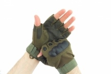 Перчатки тактические  csa (без пальцев) XL Green