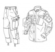 Комплект US Army ACU V2 МОХ XXL