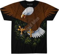 Футболка VINTAGE EAGLE ( M )  (Liquid Blue)