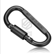 Карабин алюминевый NFC 80MM LOCKING BK